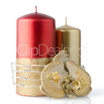 Christmas candle decoration