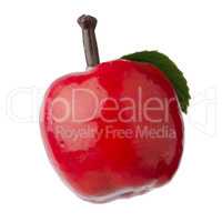 Christmas red apple decoration