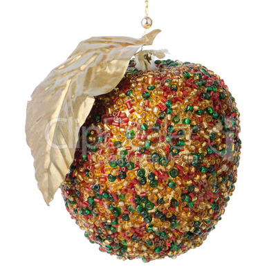 Christmas apple decoration