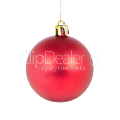 Christmas ball isolated