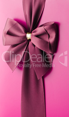 Purple bow