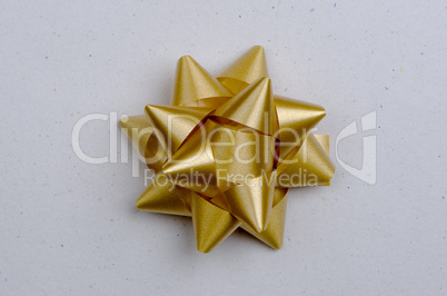 Gold Christmas bow