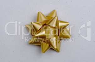 Gold Christmas bow