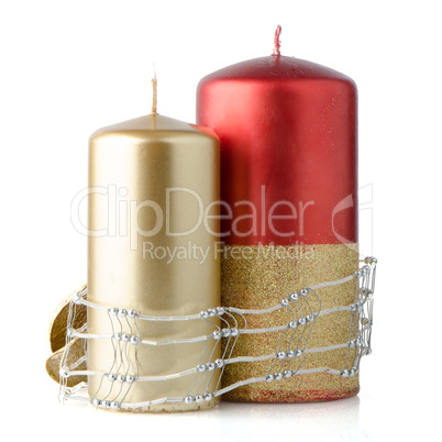 Christmas candle decoration