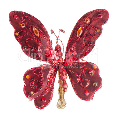 Butterfly Christmas tree ornament