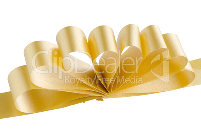 Yellow gift bow