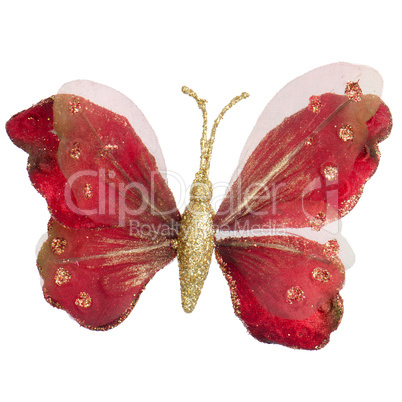 Butterfly Christmas tree ornament
