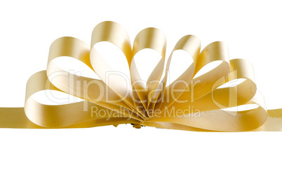 Yellow gift bow