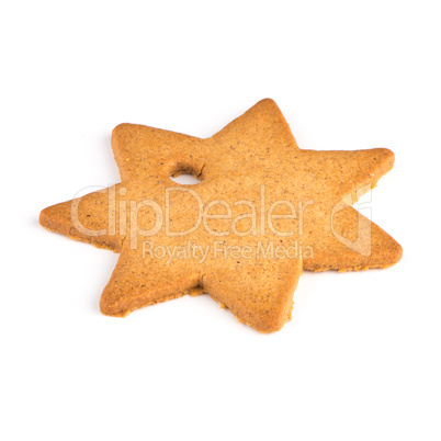 Christmas decoration: star shaped gingerbread