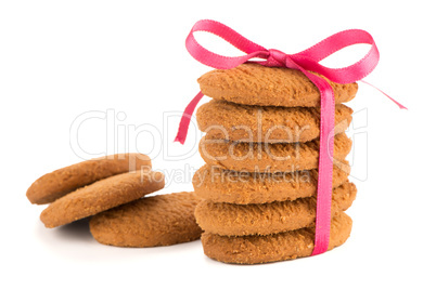 Festive wrapped biscuits