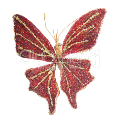 Butterfly Christmas tree ornament