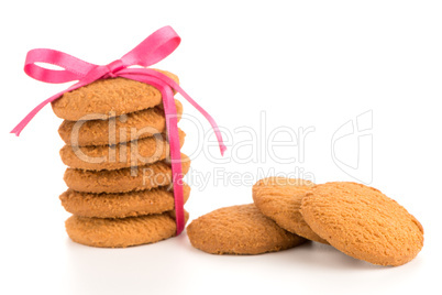 Festive wrapped biscuits