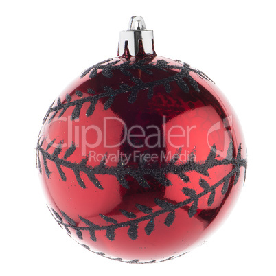 Red Christmas bauble