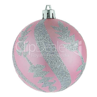 Pink christmas ball