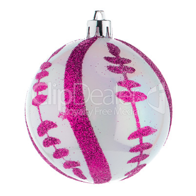 Pink christmas ball