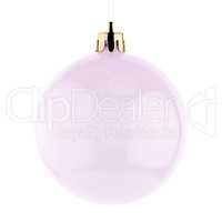 Pink christmas ball