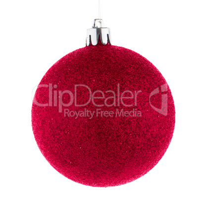 Red Christmas bauble