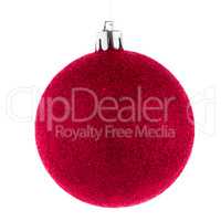 Red Christmas bauble