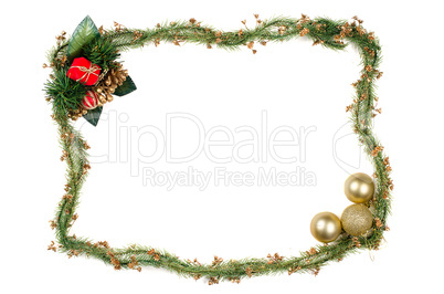 Christmas frame decoration