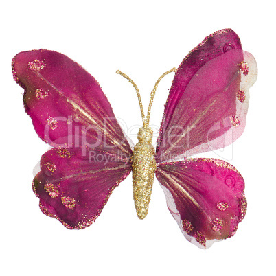 Butterfly Christmas tree ornament