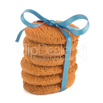 Festive wrapped biscuits