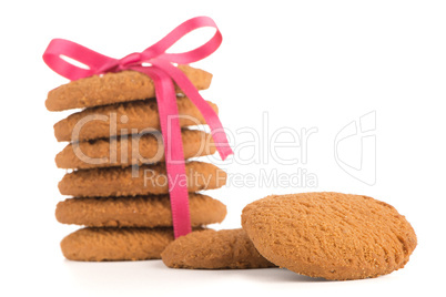 Festive wrapped biscuits