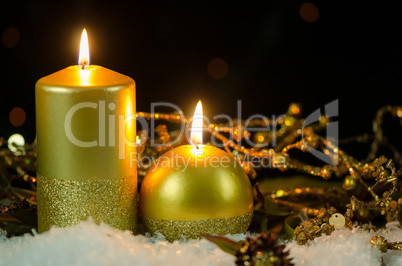 Christmas candles