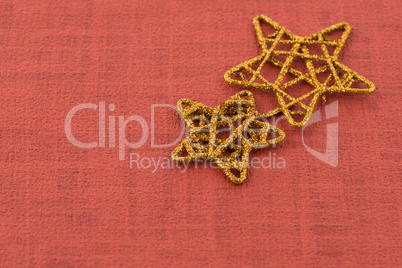 Golden Christmas stars