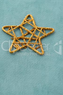 Golden Christmas star