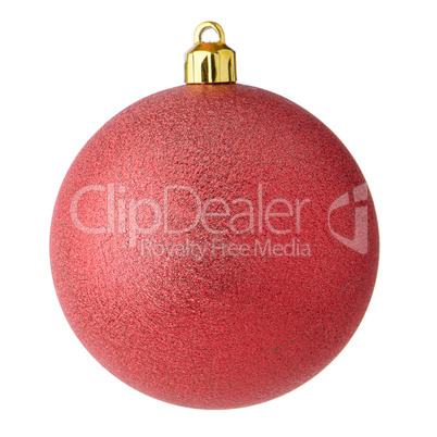 Red Christmas bauble