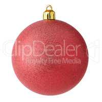 Red Christmas bauble