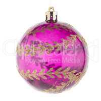 Pink christmas ball