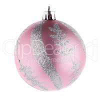 Pink christmas ball