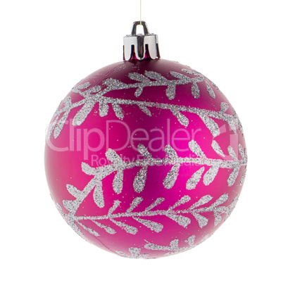 Pink christmas ball