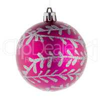 Pink christmas ball