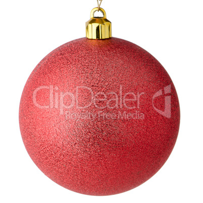 Red Christmas bauble