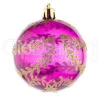 Pink christmas ball