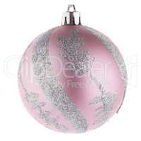 Pink christmas ball