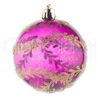 Pink christmas ball