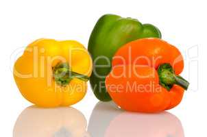 Three fresh peppers