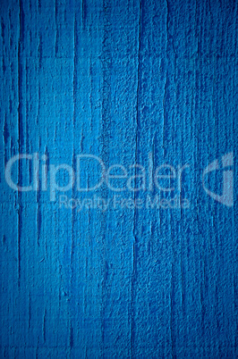 Blue paint on wood background