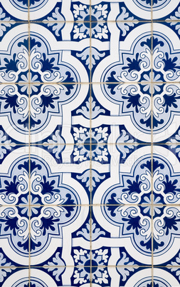 Ornamental old tiles