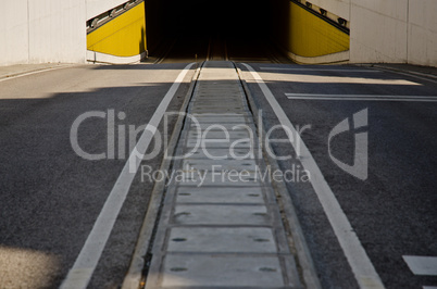 Two way road tunnel