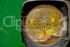 Vintage tractor front light