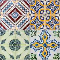 Vintage ceramic tiles