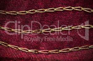 Red cloth texture