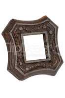 Carved wood picture frame