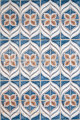 Blue and brown pattern