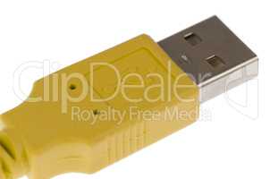 Yellow Computer USB 2.0 cable