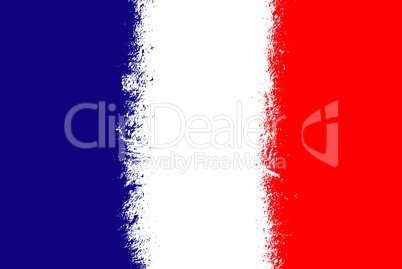 France flag grunge